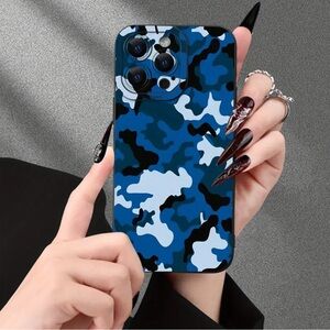 New 16 Pro Max protective case cool trendy design camo soft touch protector bro